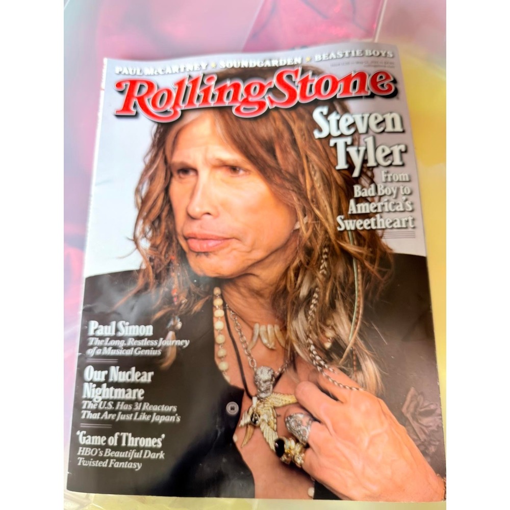 Steven Tyler  Rolling Stone Magazine Issue‎ 1130  May 12,  2011